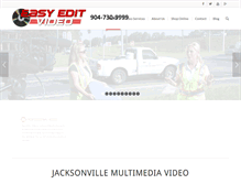 Tablet Screenshot of easyeditvideo.com